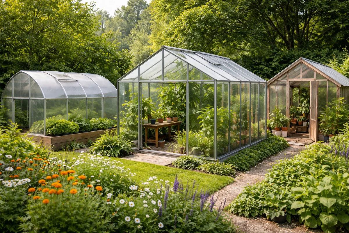 Quel matériau choisir pour fabriquer une serre de jardin